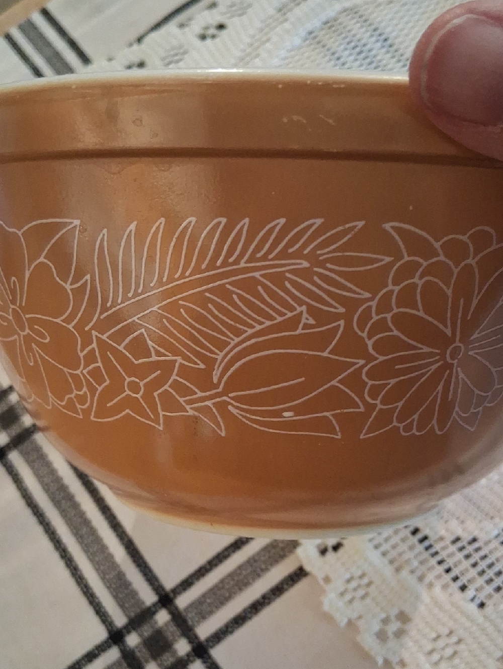 PYREX 401 402 493 Woodland Nesting Mixing Bowls Set Of 3 - Picture 7 of 12